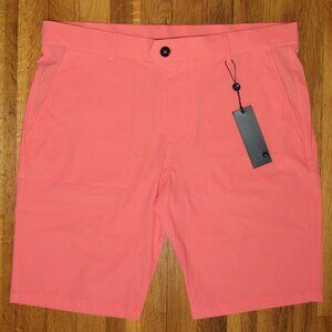 Greyson Montauk Golf Shorts Mens 36 Coral